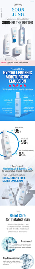Load image into Gallery viewer, Etude House Soon Jung 10-Free Moist Emulsion 130ml N