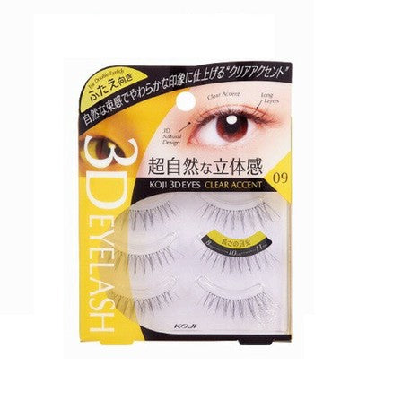 Koji 3D Eyes Eyelash 09 Clear Accent – W Cosmetics