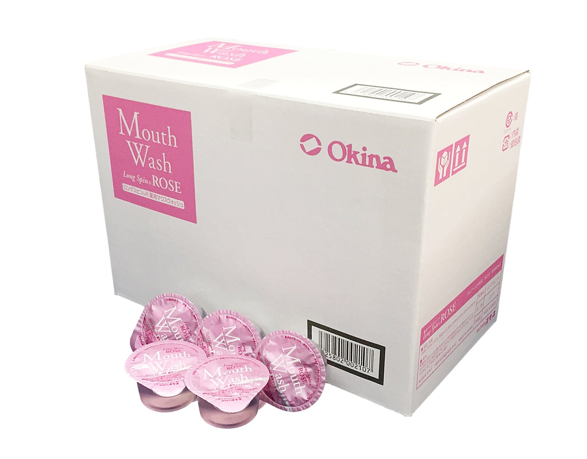 Okina Long Spin Mouthwash Travel Size 100 Count- Rose – W Cosmetics