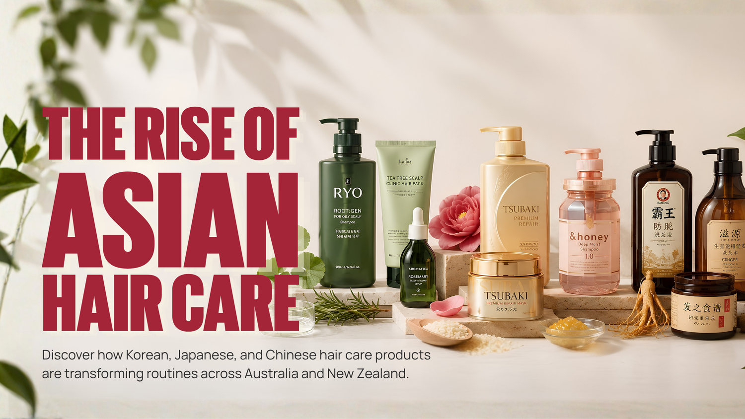 How Korean, Japanese, and Chinese hair care products are taking over our beauty routines