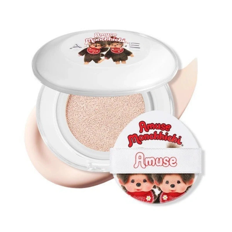 Amuse X Monchhichi Ceramic Skin Perfector Cushion Set