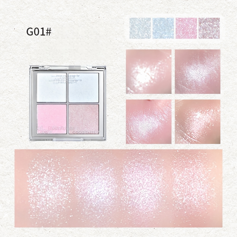 Gogotales Colorful Glittering-Highlight Palette