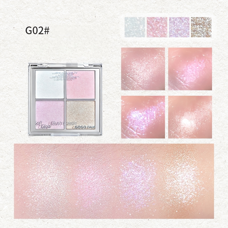 Gogotales Colorful Glittering-Highlight Palette