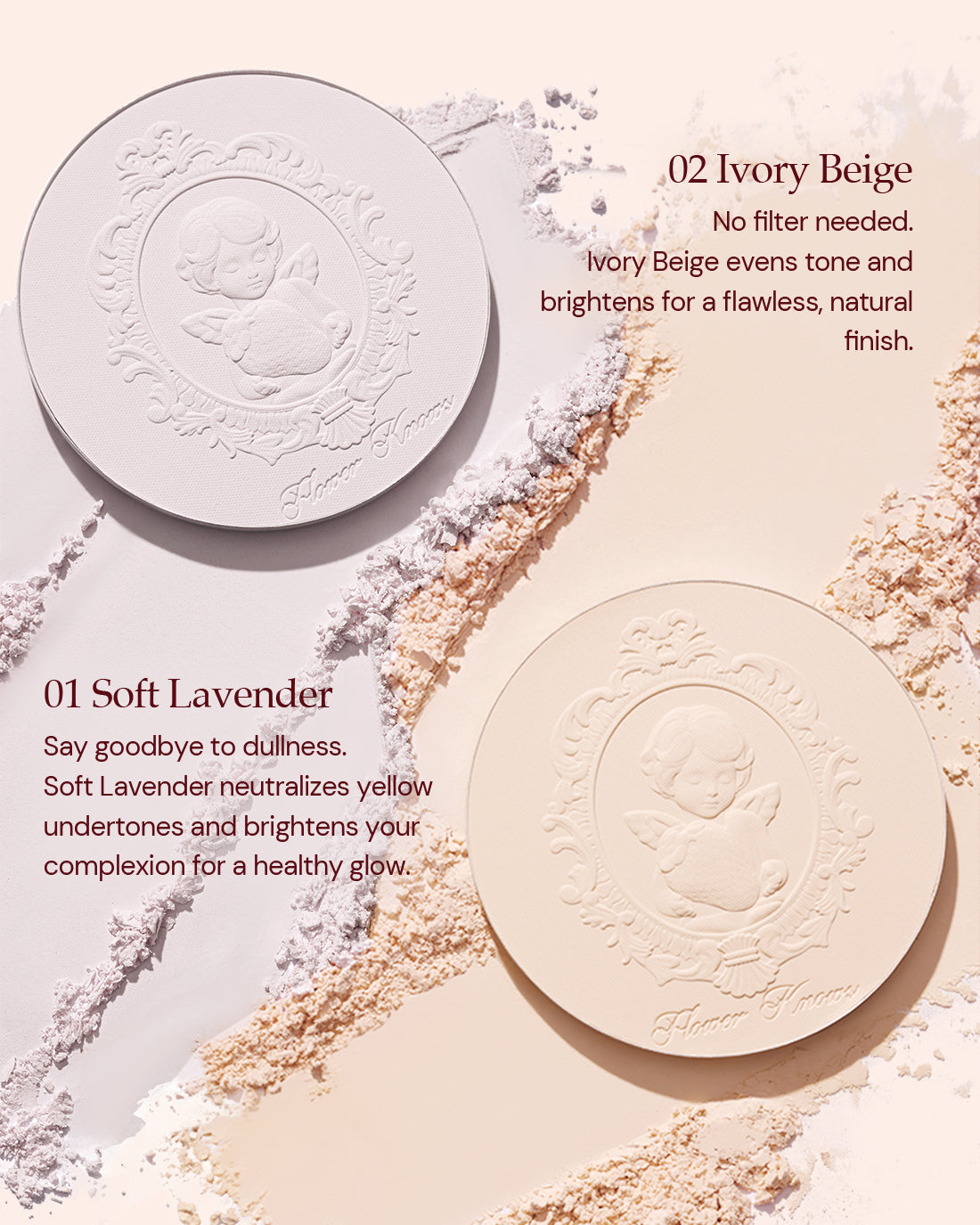 Flower Knows Strawberry Cupid Collection Pressed Powder