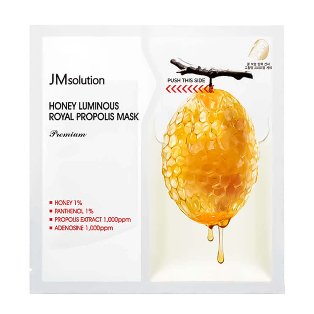JM Solution Honey Luminous Royal Propolis Mask Premium 1Pc