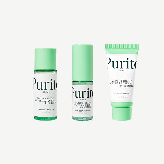 Purito Wonder Releaf Centella Unscented Mini Kit