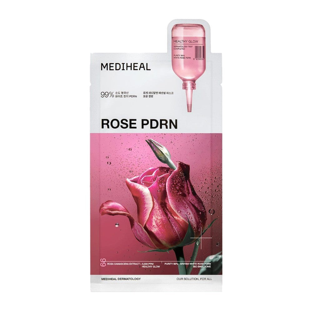 Mediheal Rose PDRN Essential Mask_Healthy Glow 1pc