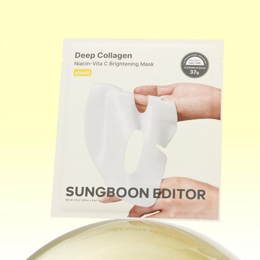 Sungboon Editor Deep Collagen Niacin Vita C Brightening Mask 37g 1Pc