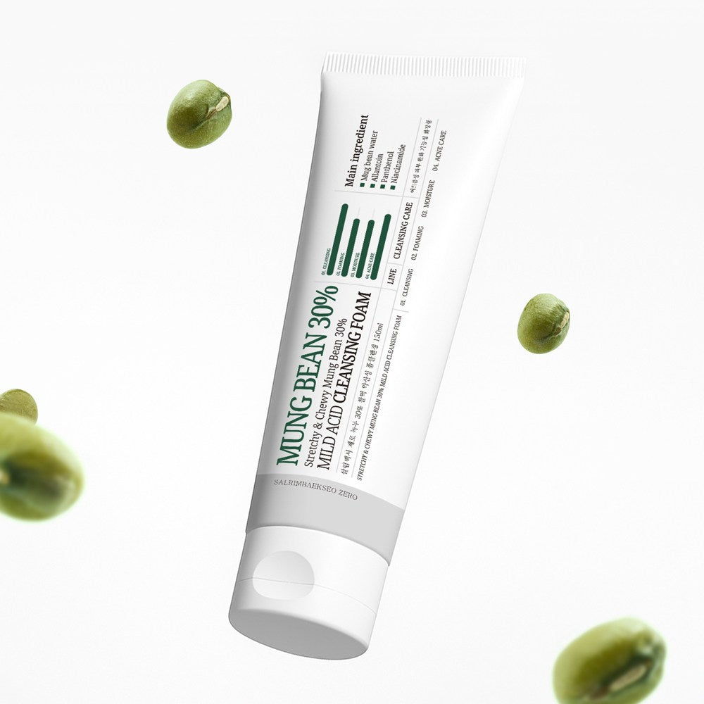 SALRIMBAEKSEO ZERO Mung Bean 30% Mild Acid Cleansing Foam 150ml