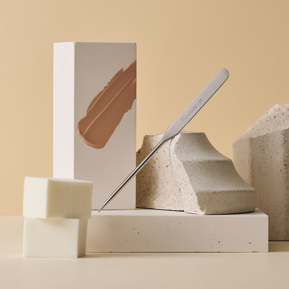 Piccasso x Hamkyungsik Makeup Spatula Sponge 2P Set