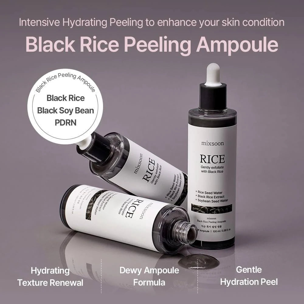 Mixsoon Black Rice Peeling Ampoule 100ml