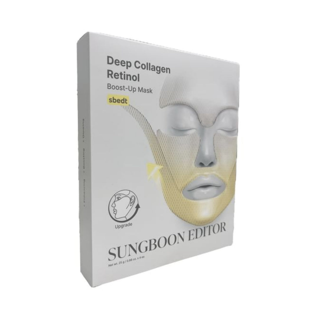 Sungboon Editor Deep Collagen Retinol Tension Boost Up Mask 4Pcs