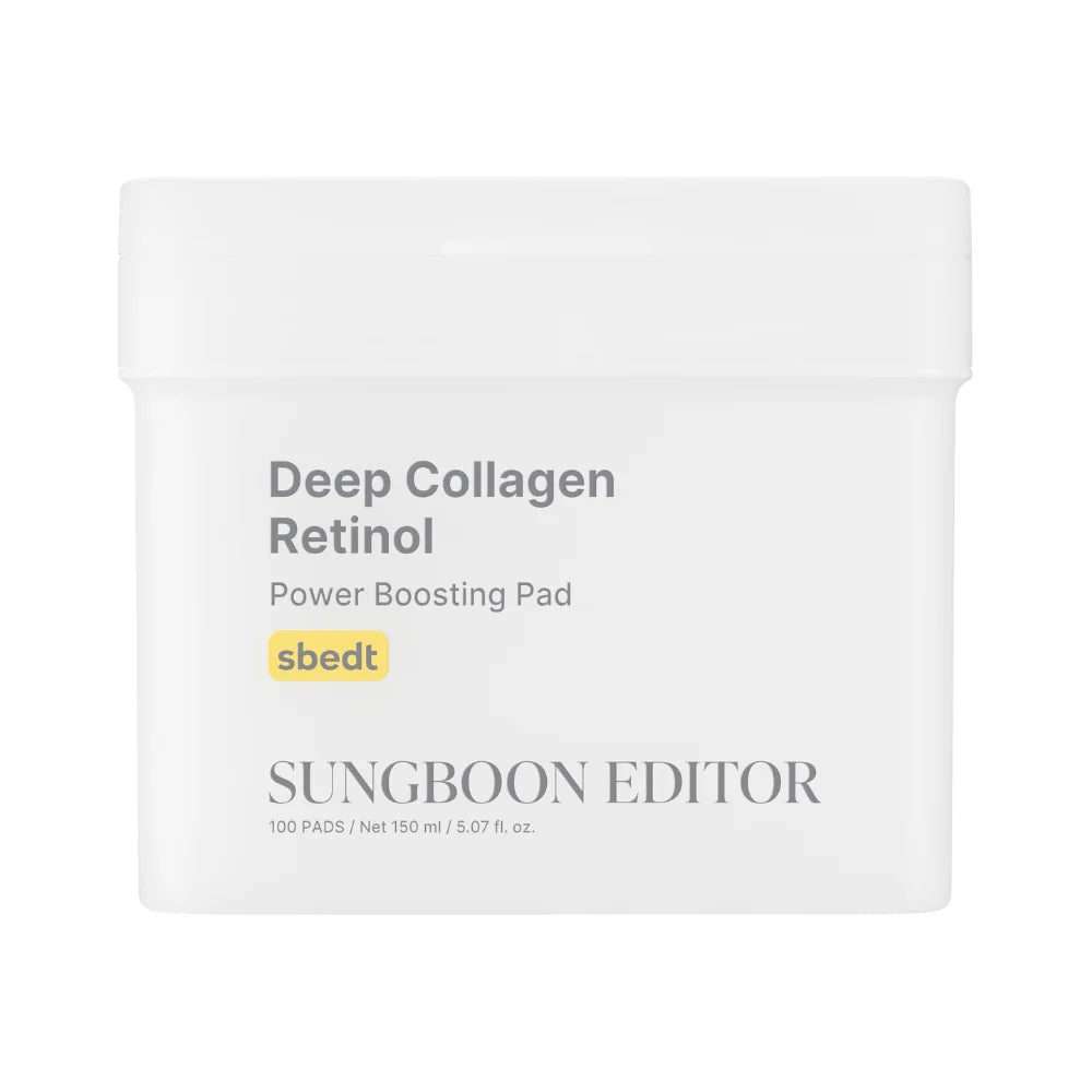 Sungboon Editor Deep Collagen Retinol Power Boosting Pad 150ml