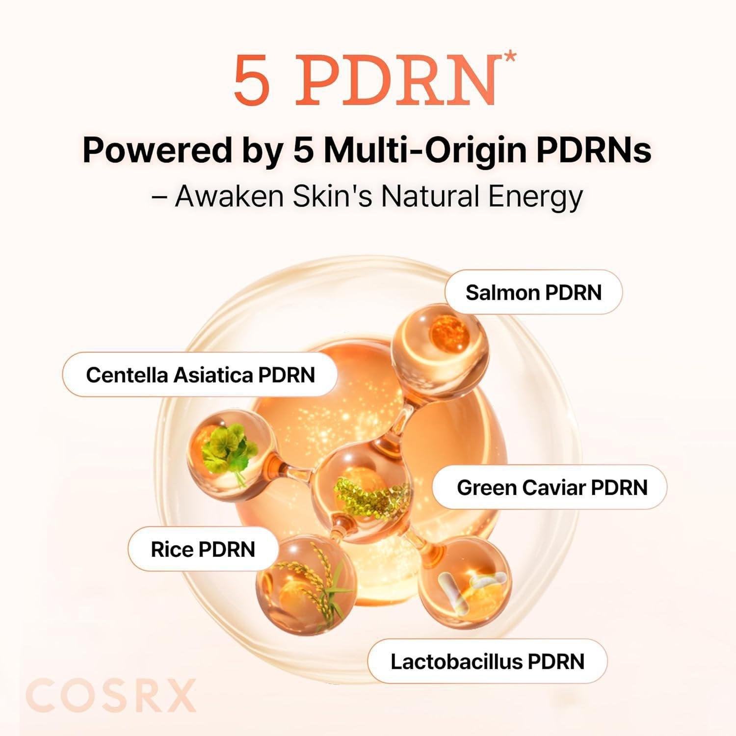 Cosrx 5 PDRN Hyaluronic Vital Hydrogel Mask 3pcs