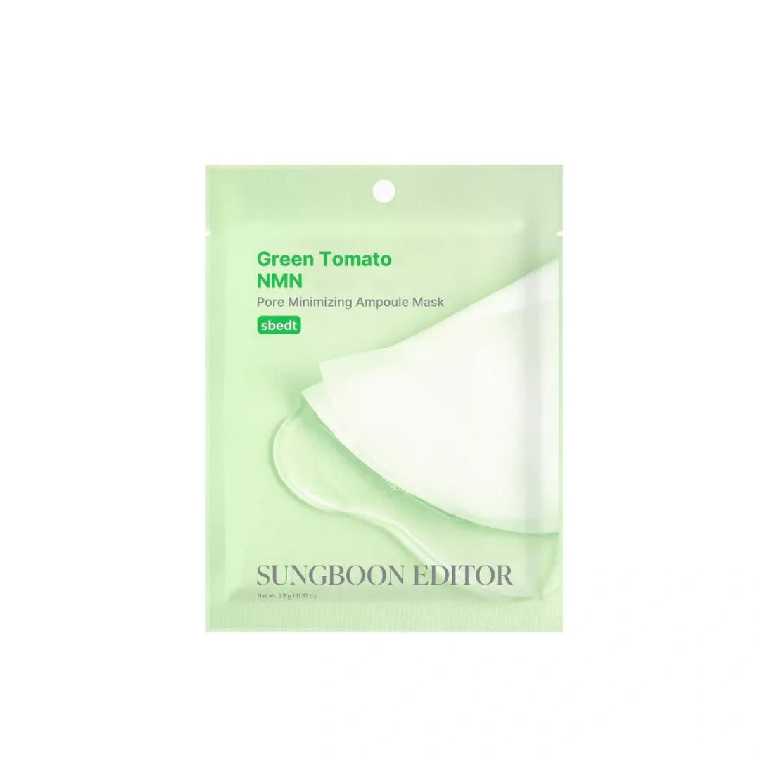 Sungboon Editor Green Tomato NMN Pore Lifting Ampoule Mask 1Pc
