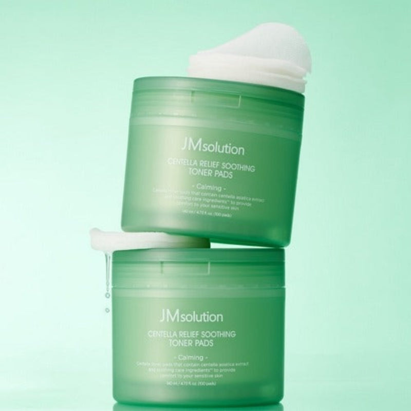 JM Solution Centella Relief Soothing Toner Pads 100Pcs