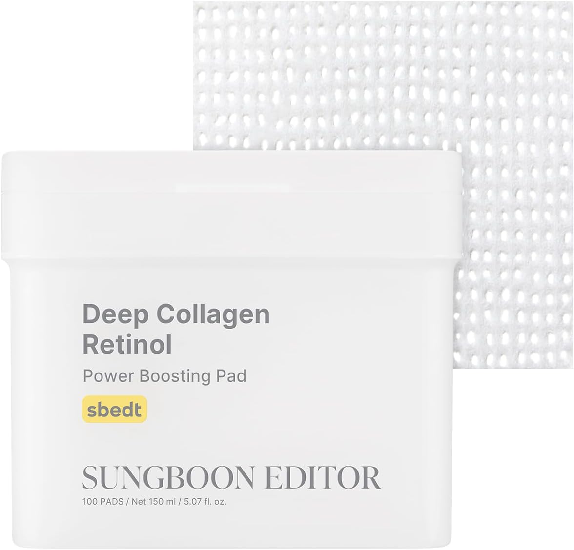 Sungboon Editor Deep Collagen Retinol Power Boosting Pad 150ml