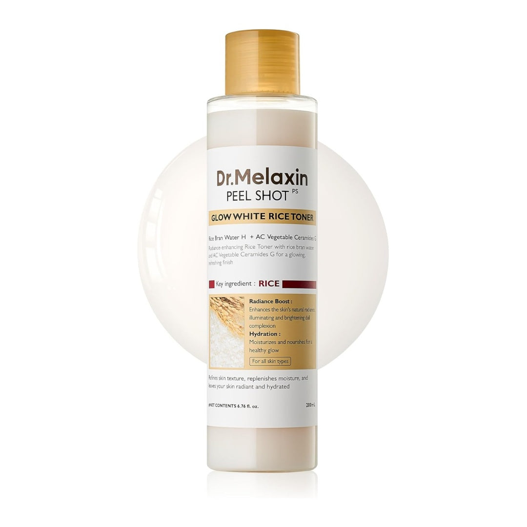 Dr.Melaxin Peel Shot Glow White Rice Toner 200ml