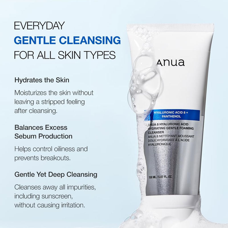 Anua 8 Hyaluronic Acid Gentle Cleanser 150ml