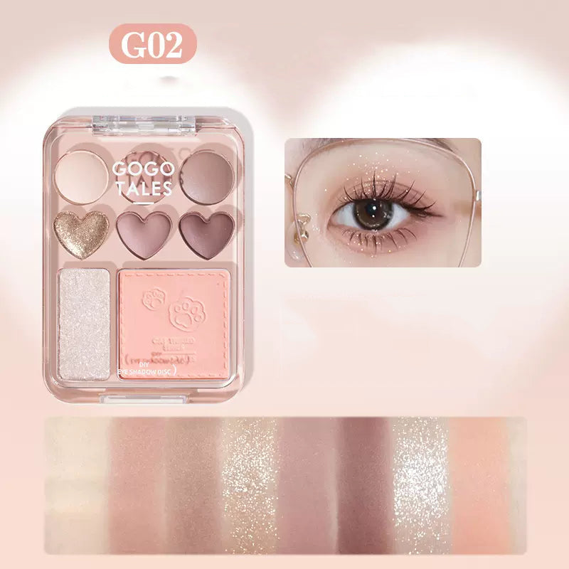 GogoTales Sticky Sweetheart Blush Eyeshadow Palette 9.5g