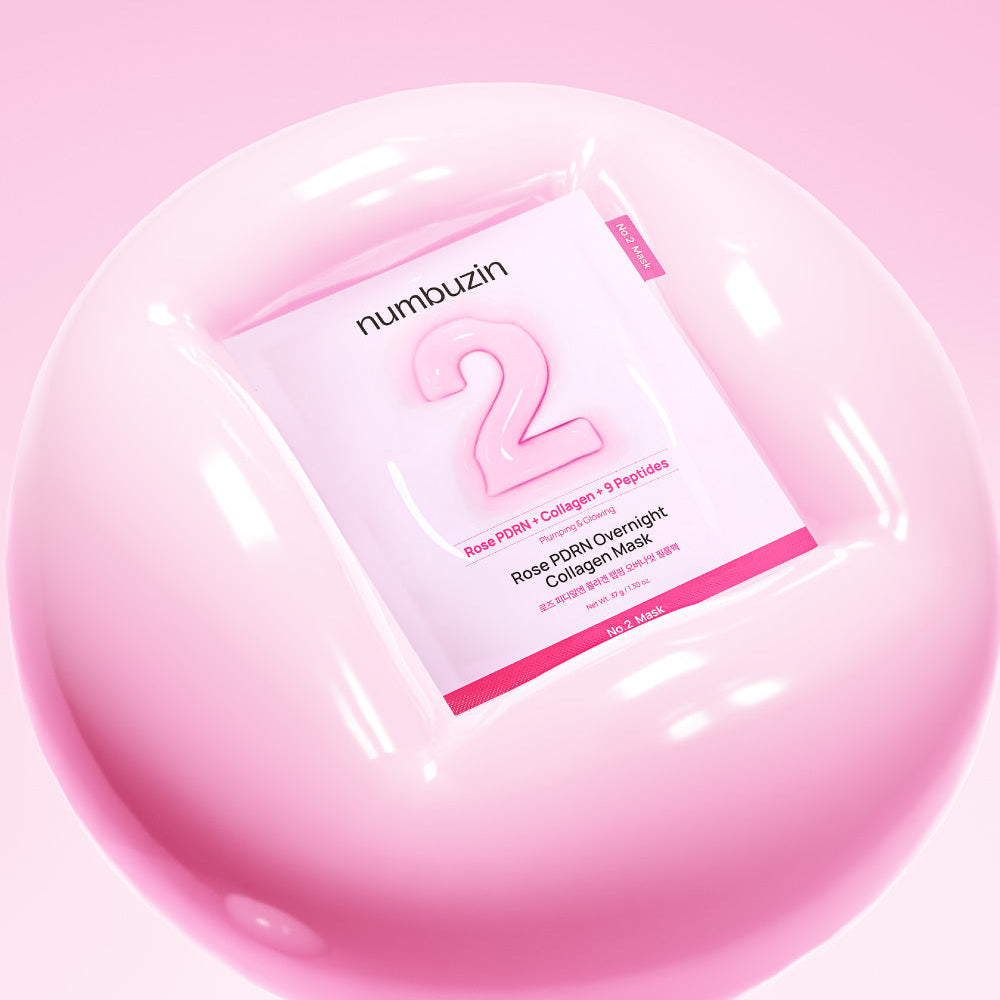 Numbuzin No.2 Rose PDRN Overnight Collagen Mask 1Pc
