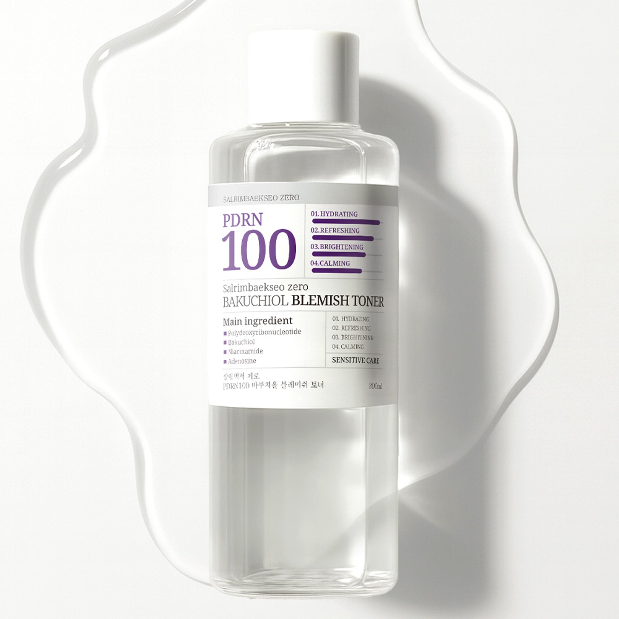 Salim Baekseo Salrimbaekseo Zero PDRN100 Bakuchiol Blemish Toner 200ml