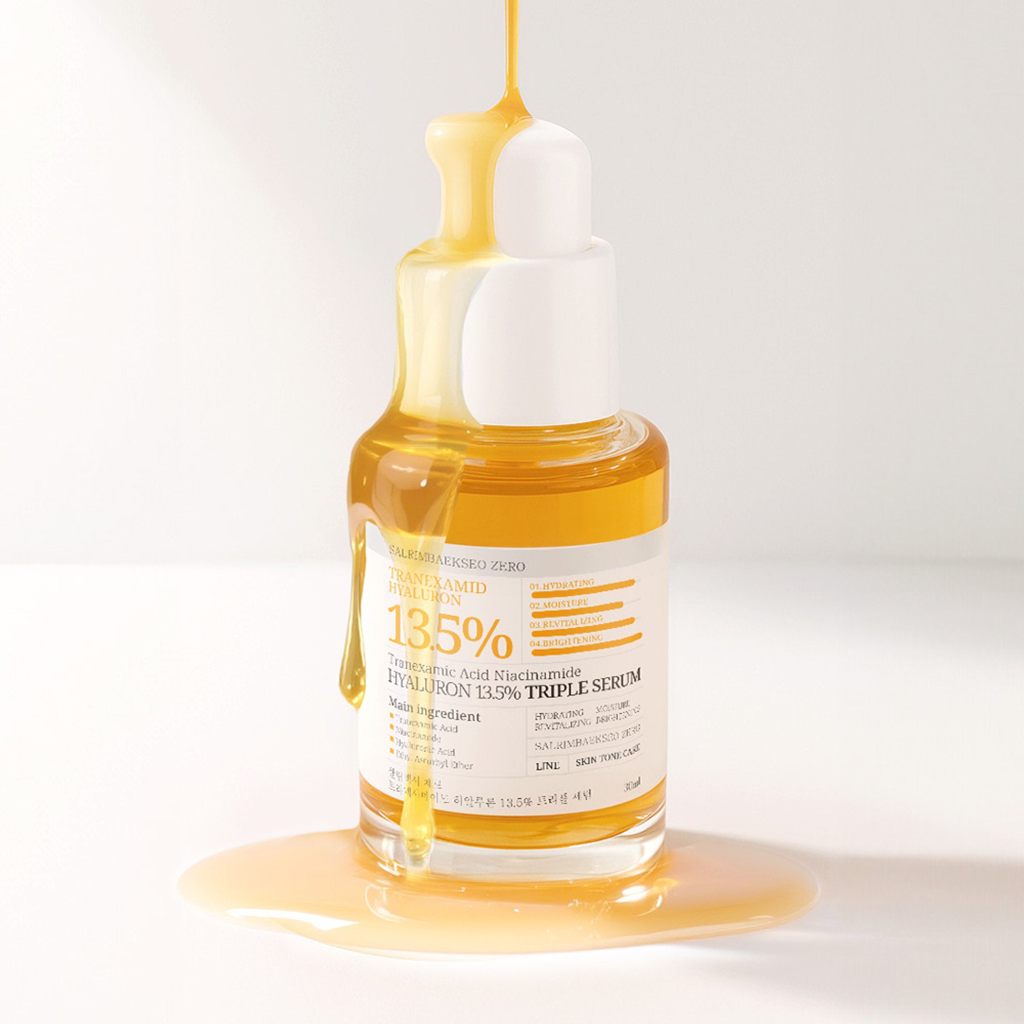 Salrim Baekseo Tranexamic Acid Niacinamide Hyaluron 13.5% Triple Serum 30ml