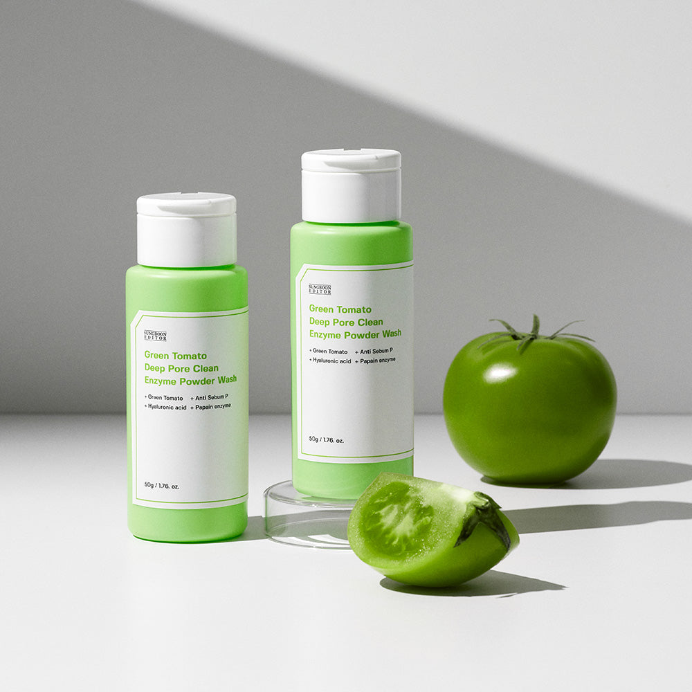 Sungboon Editor Green Tomato Deep Pore Clean Enzyme Powder Wash