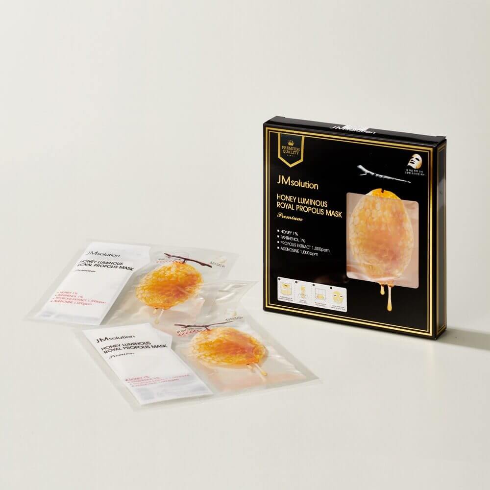 JM Solution Honey Luminous Royal Propolis Mask Premium 1Pc