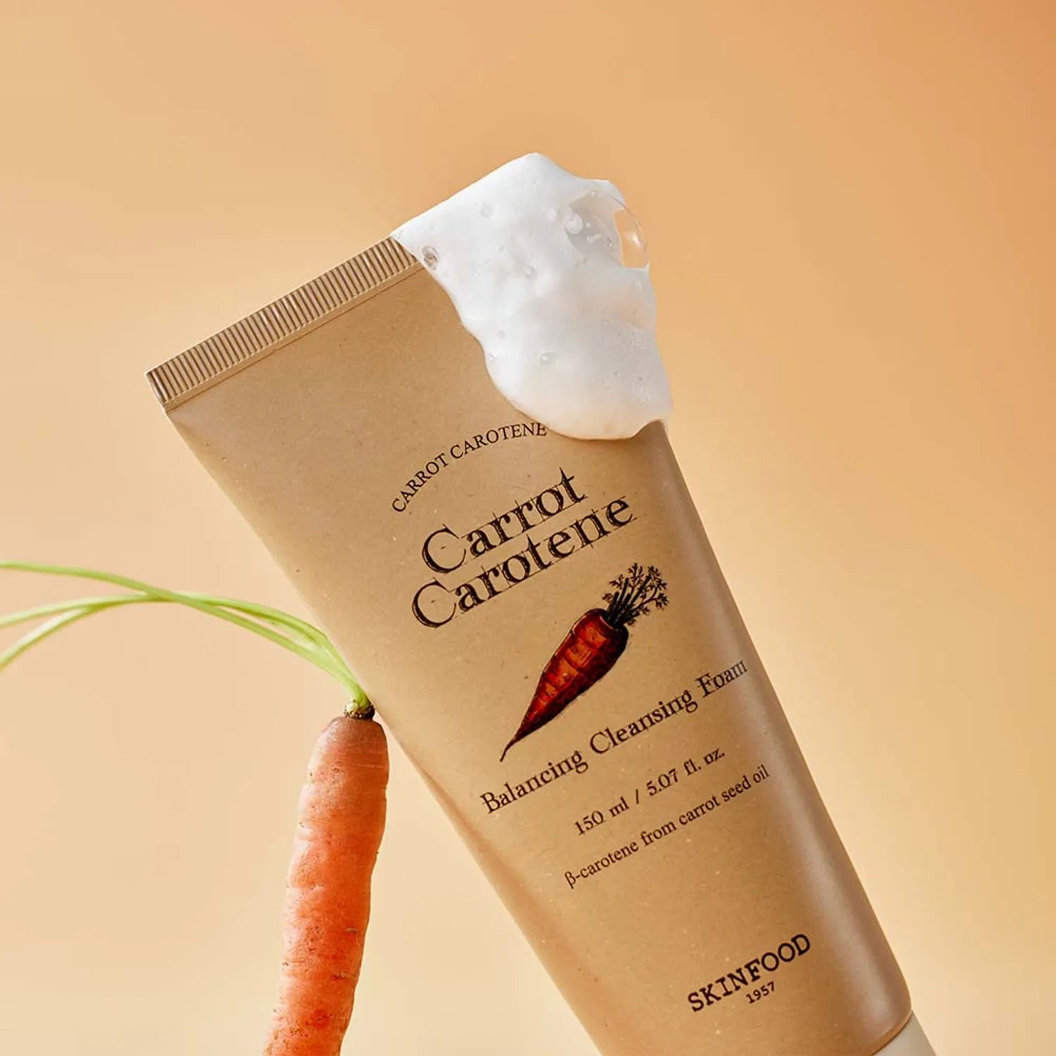 Skinfood Carrot Carotene Balancing Cleansing Foam 150ml
