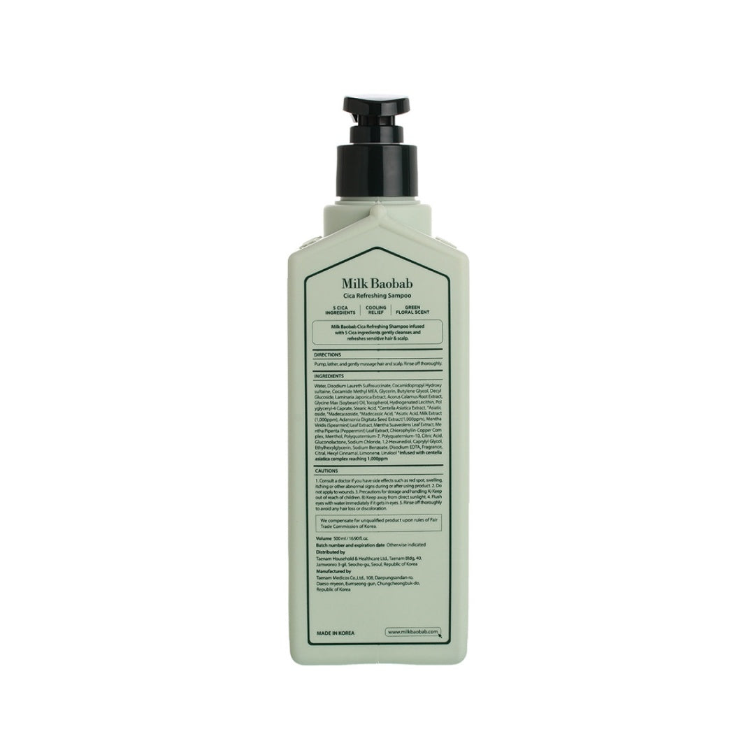 Milk Baobab Cica Refreshing Shampoo 500ml