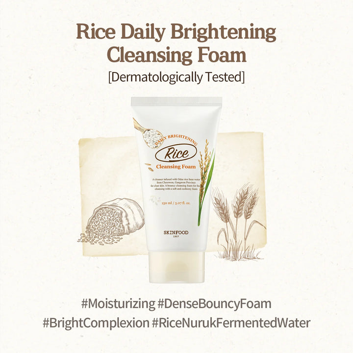 Skinfood Rice Daily Brightening Scrub Foam 150ml