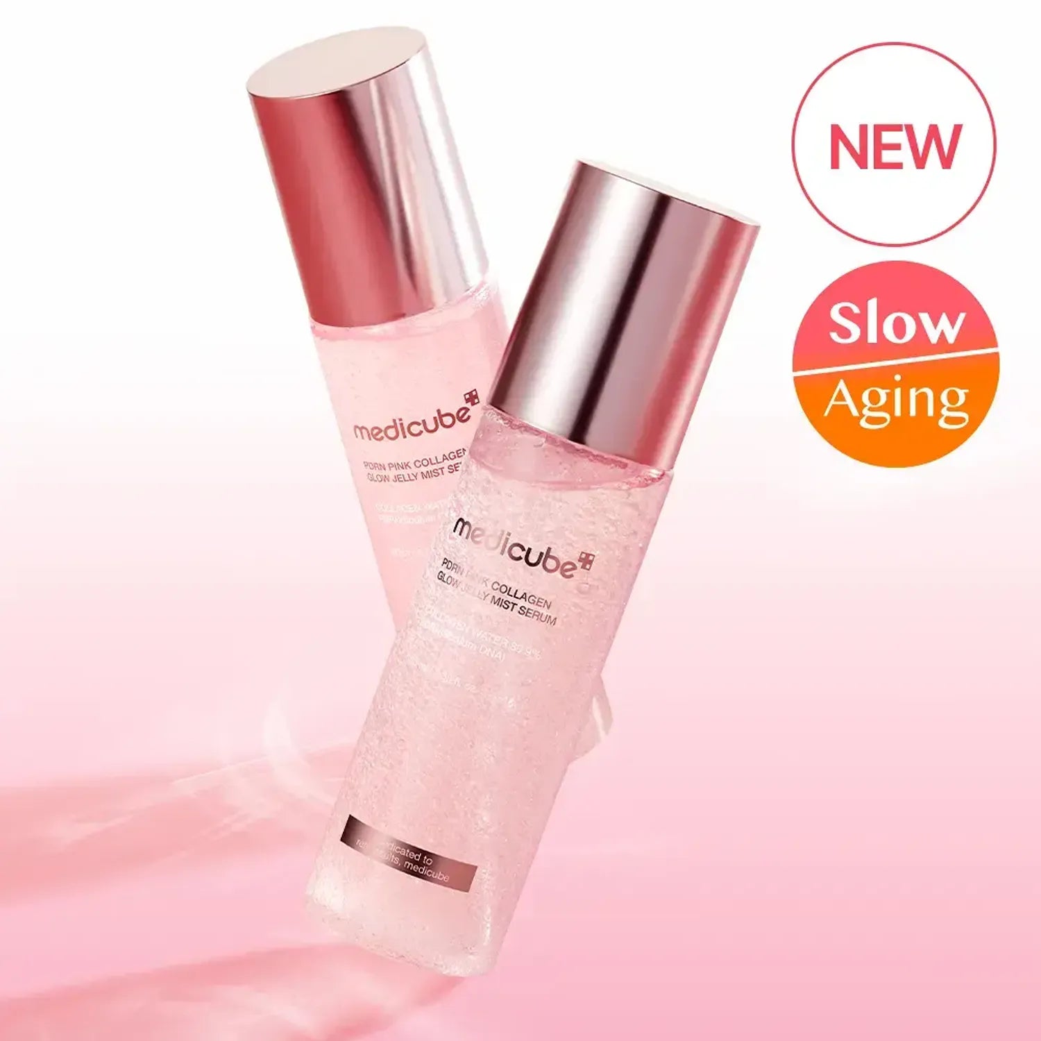 Medicube Pdrn Pink Collagen Glow Jelly Mist Serum 100ml