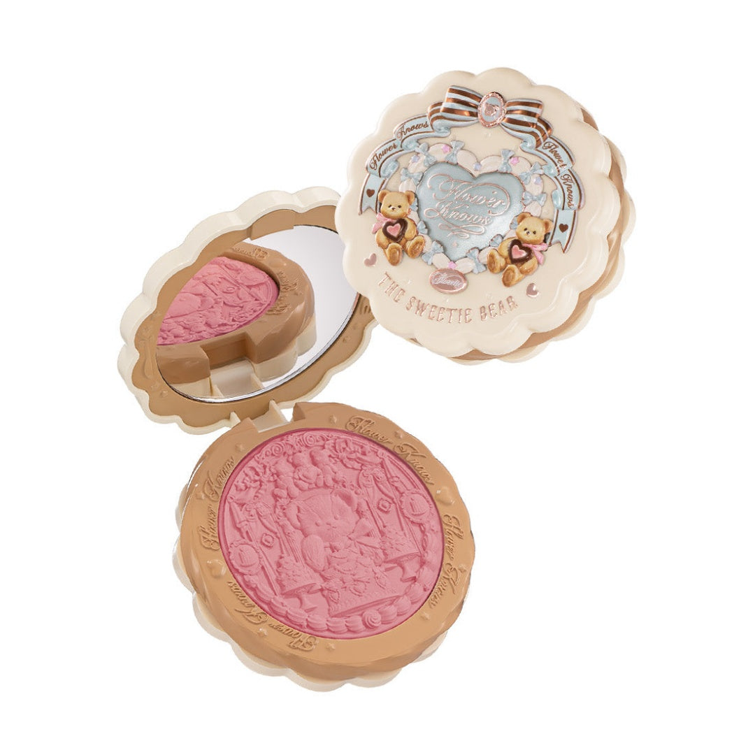 Flower Knows The Sweetie Bear Collection Silk Satin Blush