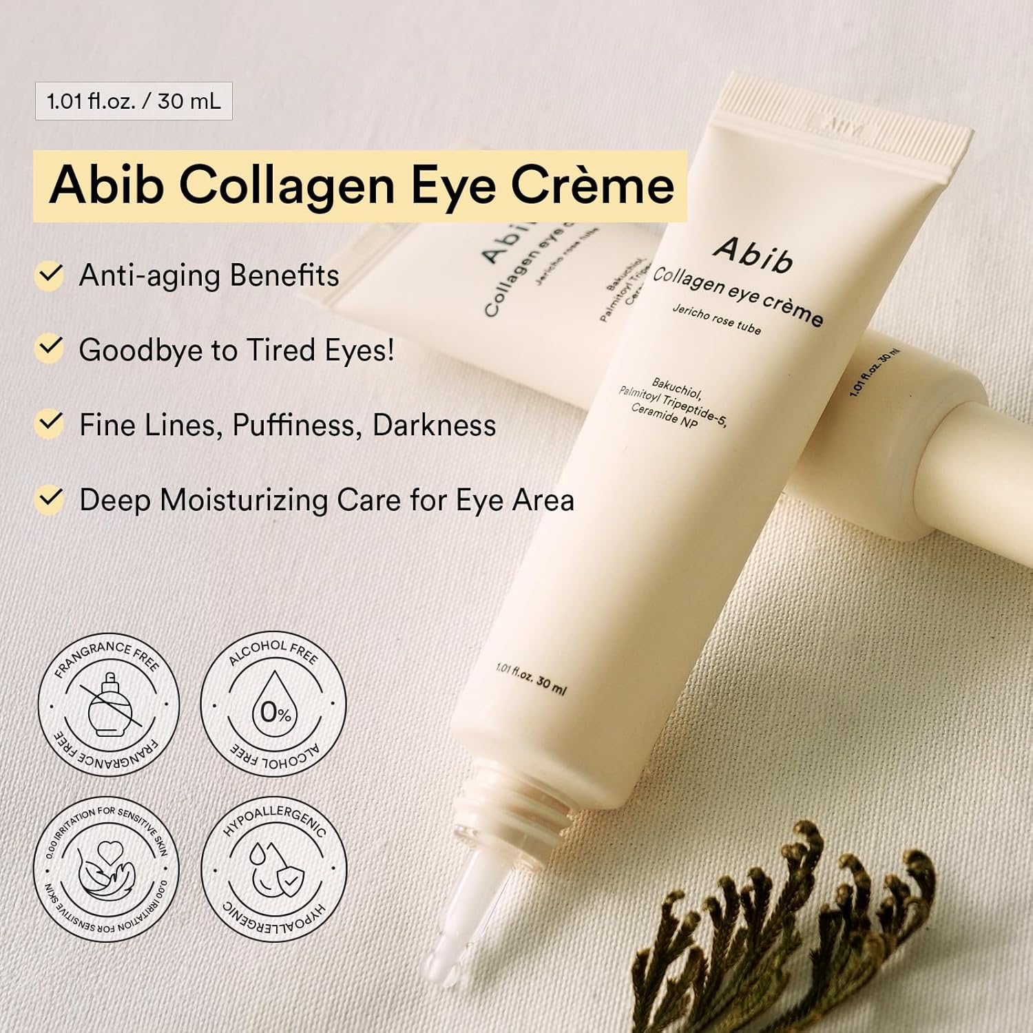 Abib Collagen Eye Creme Jericho Rose Tube 30ml