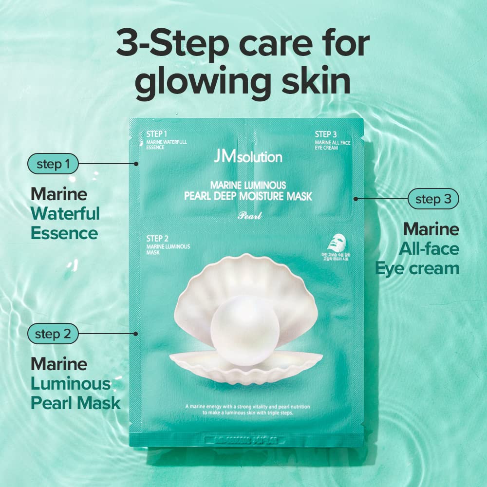 JM Solution Marine Luminous Pearl Deep Moisture Mask 1Pcs