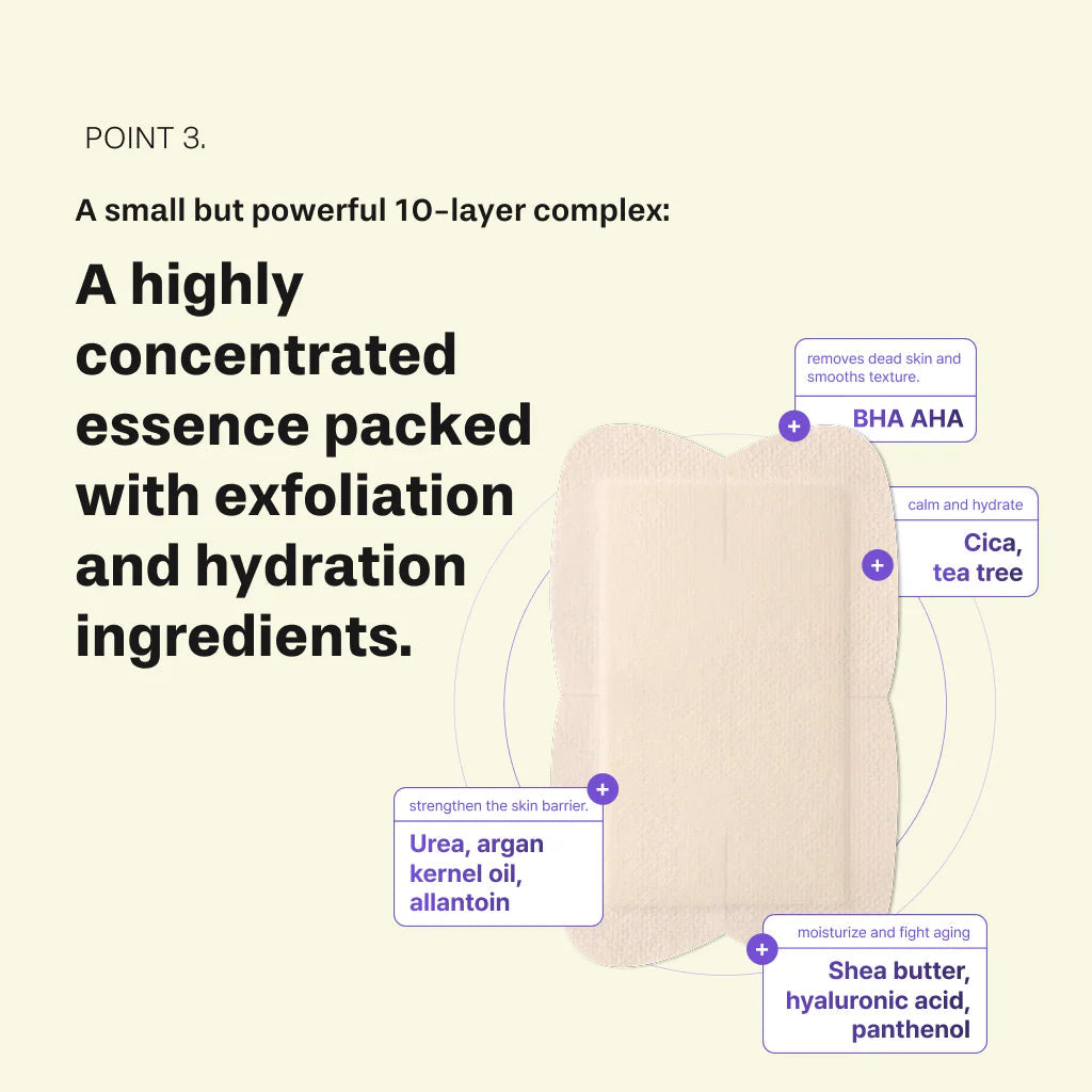 Baren Shea Butter Sleeping Heel Patch 2Pcs