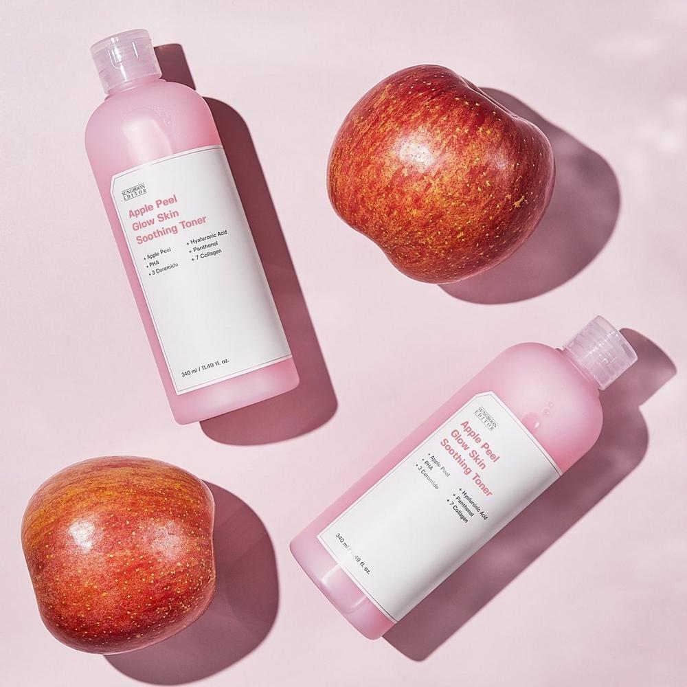 Sungboon Editor Apple Peel Glow Skin Soothing Toner 340ml
