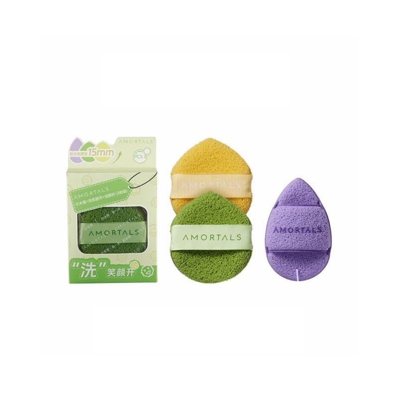 Amortals Bright Smile Cleansing Puff 3pcs