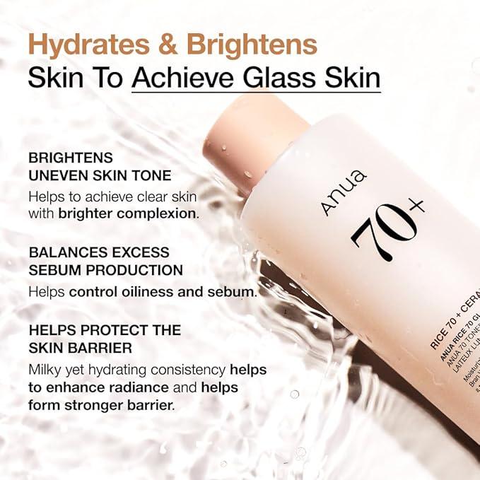 Anua Rice 70 Glow Milky Toner 150ml