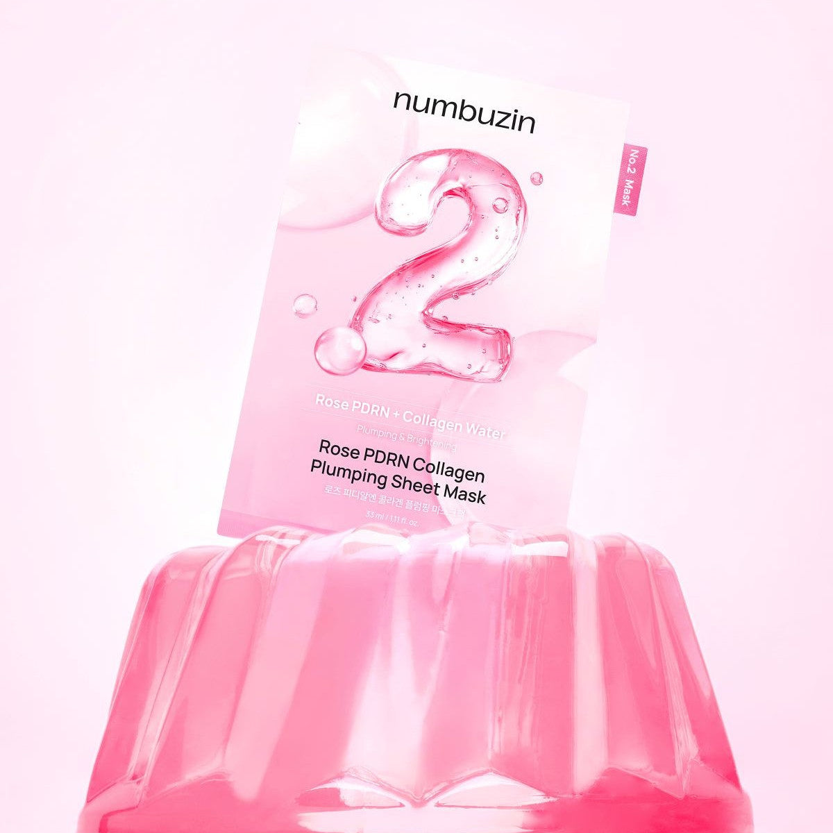 Numbuzin No.2 Rose PDRN Overnight Collagen Mask 1Pc