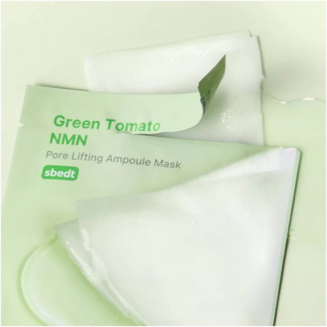 Sungboon Editor Green Tomato NMN Pore Lifting Ampoule Mask 1Pc