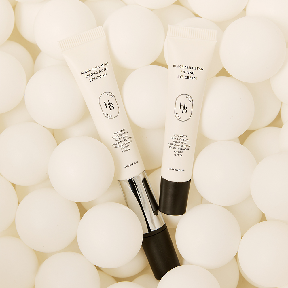 Heveblue Black Yuja Bean Lifting Auto Eye Cream 15ml