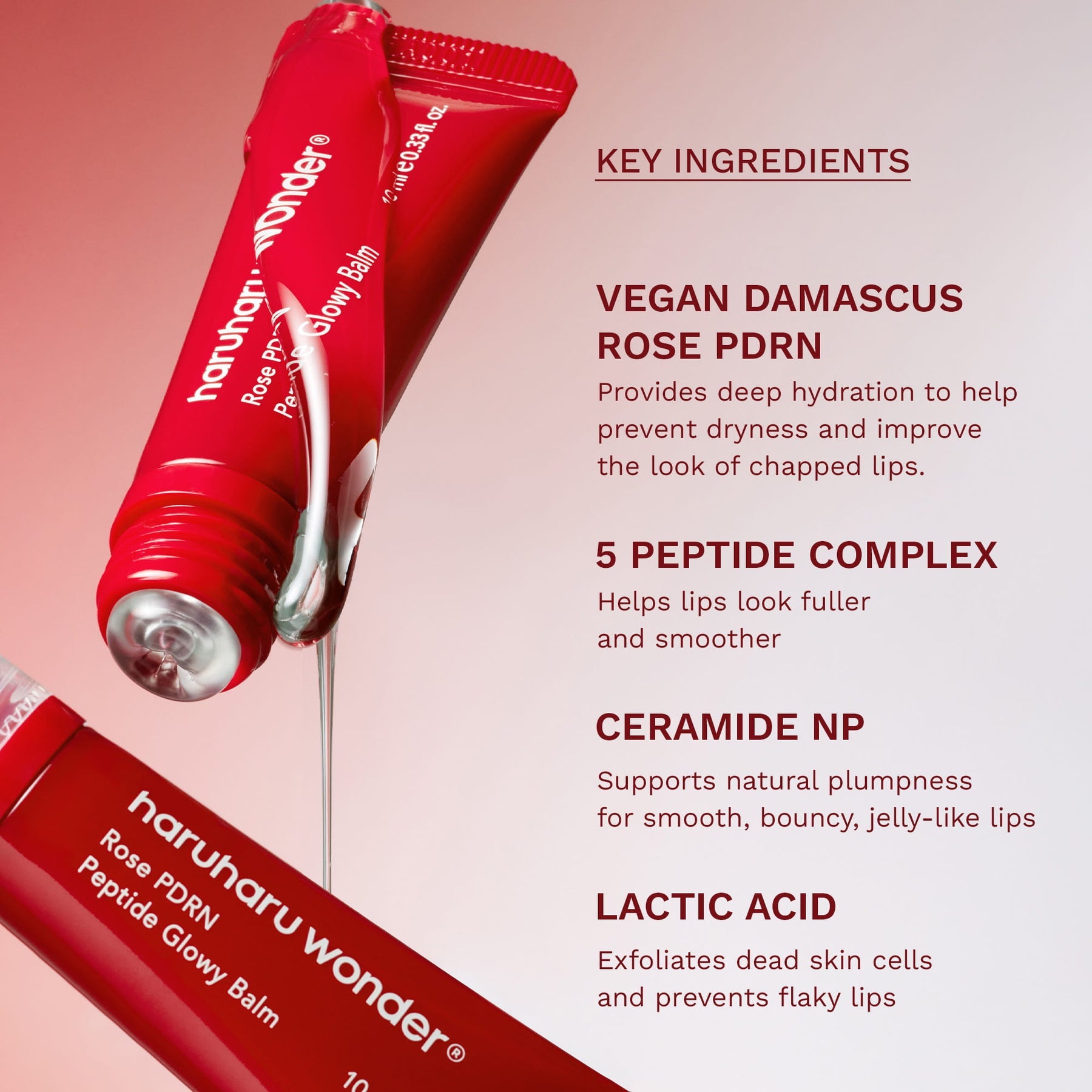 Haruharu Wonder Rose Pdrn Peptide Glowy Balm 10ml