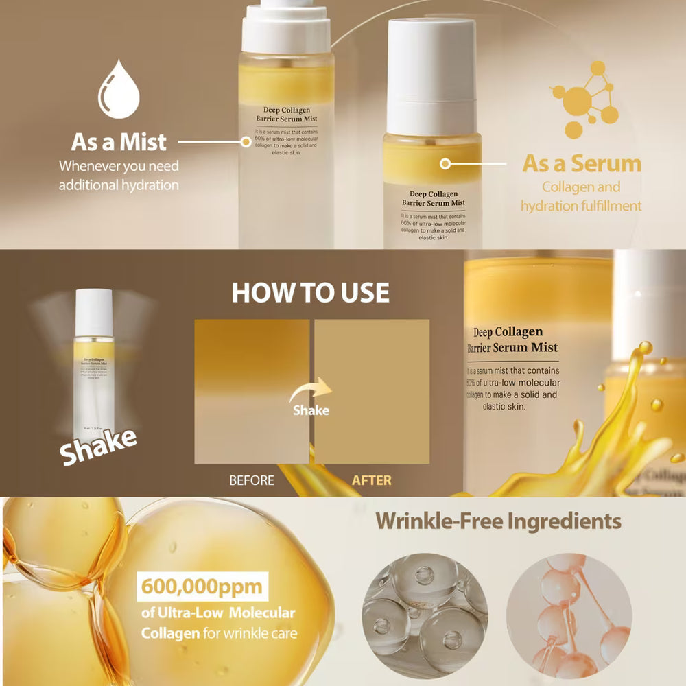 Sungboon Editor Deep Collagen Barrier Serum Mist 115ml