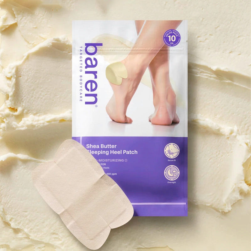 Baren Shea Butter Sleeping Heel Patch 2Pcs