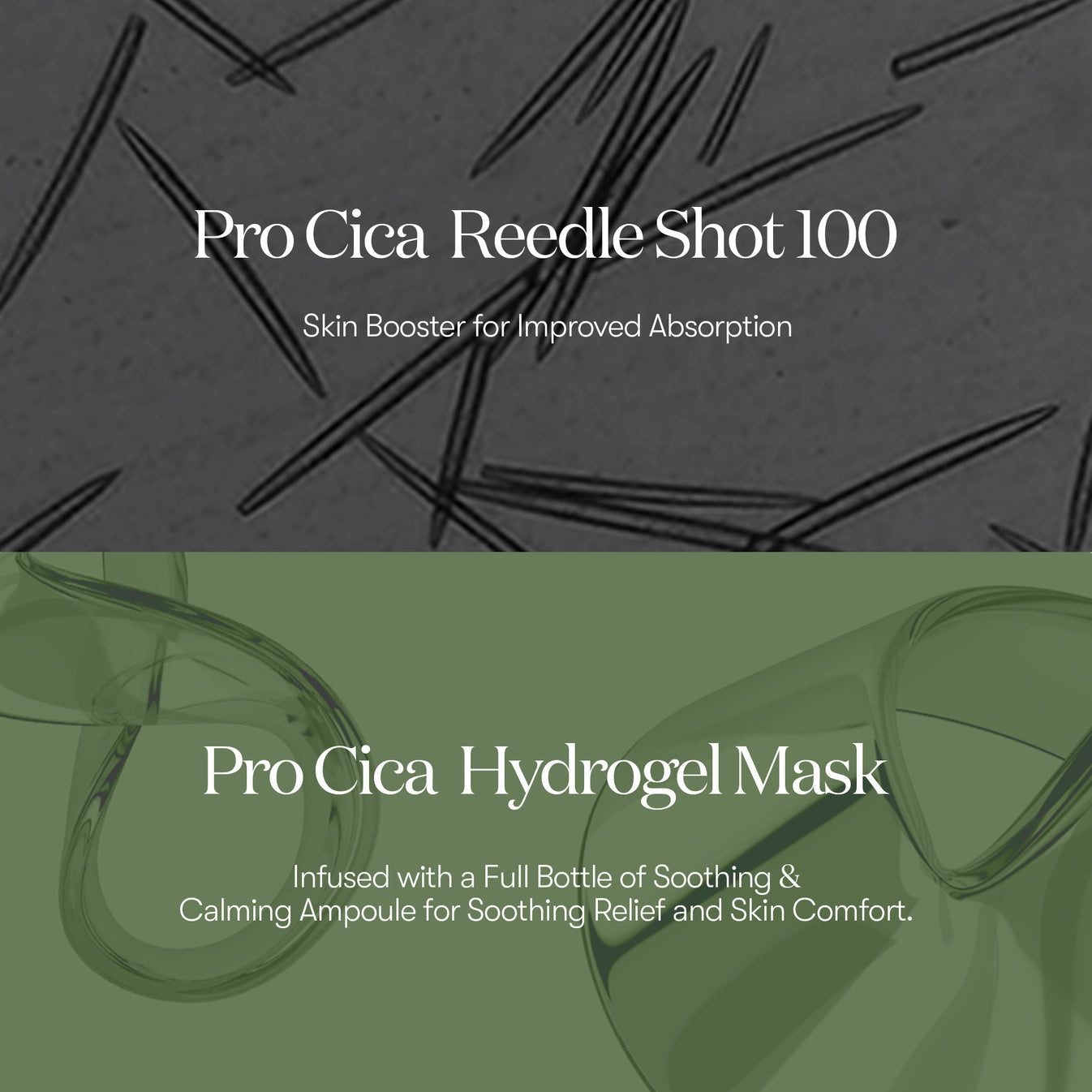 VT Cosmetics Pro Cica Reedle Shot 100 2-Step Hydrogel Mask 1pc