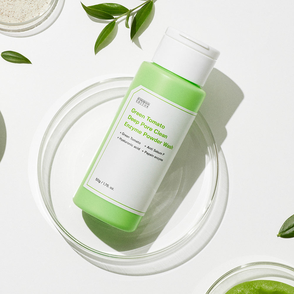 Sungboon Editor Green Tomato Deep Pore Clean Enzyme Powder Wash
