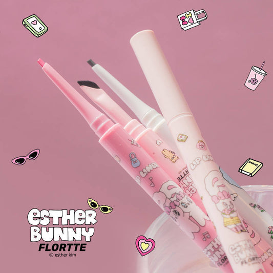 Flortte X ESTHER BUNNY Dual-Ended Eyeliner Pencil 0.5g