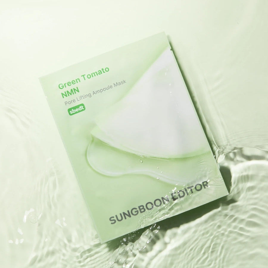 Sungboon Green Tomato NMN Pore Lifting Ampoule Mask 1Box